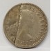 AUSTRALIA 1954 . SIXPENCE . ERROR SPLIT . MAJOR PLANCHET FLAW